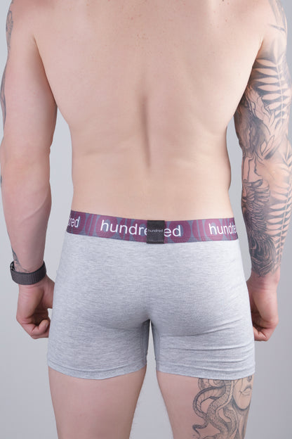 hundred Erkek 3'lü Kutulu Premium Pamuklu Boxer (SİYAH-LACİVERT-GRİ) MDL 2