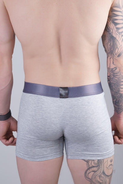 hundred Erkek 3'lü Kutulu Premium Pamuklu Boxer (SİYAH-LACİVERT-GRİ) MDL 1